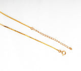 Dainty Gold thin flat Snake Chain Necklace, sku#ZX70