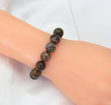 Natural Ocean Jasper Stretchy Bracelet, Sku#EF145