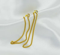 Pave Round Rectangle Stud Dangle Chain Earrings, sku#B203