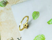 CZ Star Adjustable Ring, Sku#B145