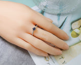 CZ Star Adjustable Ring, Sku#B145