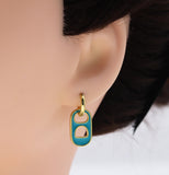 CZ Enamel Soda POP Earrings, Sku#CL23