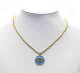 Gold Silver Rope chain Necklace, sku#B204
