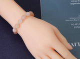 Pink Aventurine Double Point Stretchy Bracelet, Sku#EF104