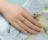 CZ Adjustable Ring, Sku#O89