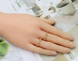 Colorful CZ Stackable Ring, Sku#JL140