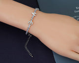 CZ Love Word Bracelet, Sku#B172