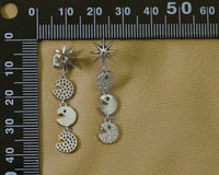 CZ Dangle Earrings, Sku#J338