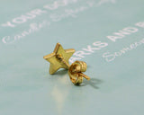 Enamel Star Stud Earrings, Sku#O100