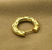 Gold Huggie Hoop Earrings, Sku#J350