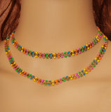 Colorful Enamel Unfinished Chain/Necklace,sku#LX186