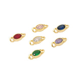 Colorful Oval Shape Link Connector Beads, Sku#LD409