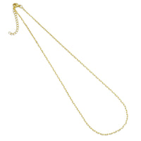 Dainy Thin Paperclip Think Chain Adjustable Necklace, Sku#LD489
