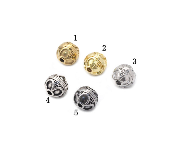 Stainless Steel Round Ball Spacer Beads, Sku#LX131