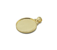 Gold Medallion Tuteng  Coin Charm, Sku#LX152
