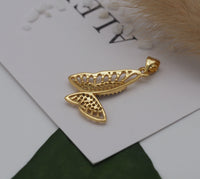 CZ Butterfly Charm, Sku#LK611