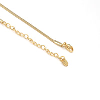 Dainty herringbone Chain Cross Necklace,sku#EF288