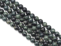 Natural Dark Green Kambaba Jasper Round Smooth Beads, Sku#U1329