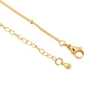 Dainty Gold Link Chain Butterfly Necklace,sku#EF296