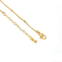 Gold Dainty Chain Initial Necklace,sku#EF297