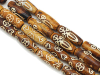 Natural Brown Tibetan Agate Spacer Beads, Sku#U1340