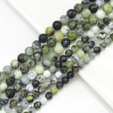 Genuine Green Opal Round Smooth Beads, Sku#U1732