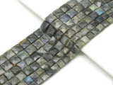 Natural Quality Faceted Square Labradorite Beads, Sku#HY8