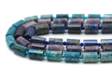 Natural Faceted Cylinder Gem Beads, 10x14mm, Sku#HY16