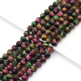 Top Quality Red Green Tiger Eye, 6mm/8mm/10mm/12mm, Sku#UA305