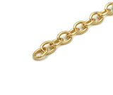 18K Gold Filled Oval Link chain, sku#LS05