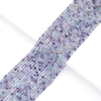 Genuine Fluorite Faceted Cube Beads, 2.5mm, Sku#U1542