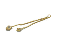 Gold CZ Dangle Charm, Sku#ZX85