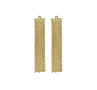 Gold Tassels Charm, Sku#ZX84