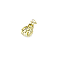 Clear Colorful CZ Ladybug Charm, Sku#A139