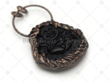 New!!! Black Obsidian Lagughting Buddha Pendant, Sku#YT06
