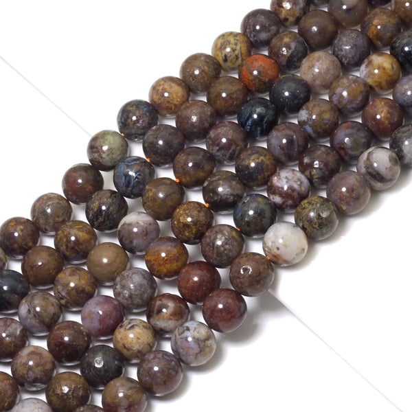 Genuine Petersite Round Smooth Beads, 6mm/8mm/10mm, Sku#U1576