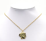 Dog Head Charm, Sku#Z1465