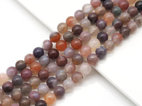 Genuine Alashan Agate Round Smooth Beads, Sku#U1362