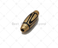 Enamel Barrel Shape Beads, Sku#L646