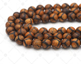 Brown Football Agate Beads, SKU#U1195
