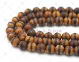 Brown Agate with One Line Beads, SKU#U1197