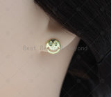 Smiley Face Stud Earrings, Sku#LD178