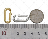 NEW!!! Gold/Silver Push Sliding Clasp, Snap Clip Trigger Clasp, Clasp for Purse Key Jewelery, 17x10mm/23x12mm, Sku#H332