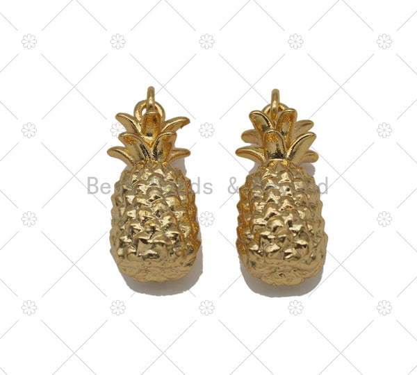 Gold Pineapple Charm, Sku#Y575