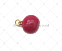 Enamel Pomegranate Charm,Sku#Y576