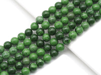 Genuine Green Strawberry Quartz Round Smooth Beads, Sku#U1367