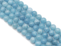 Genuine High Quality Aquamarne Round Smooth Beads, Sku#U1369