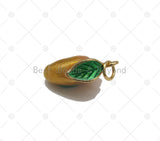 Enamel Mango charm, Sku#Y579