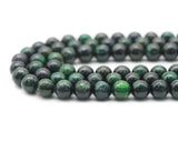 Genuine High Quality Green Kamite Round Smooth Beads, Sku#U1381