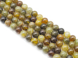 Genuine Quality Green Garnet Round Smooth Beads, Sku#U1387